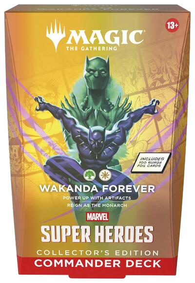Commander: Magic: The Gathering | Marvel Super Heroes: ""Wakanda Forever"" Commander Deck: Collector's Edition