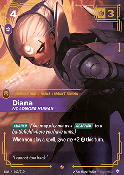 Diana, No Longer Human